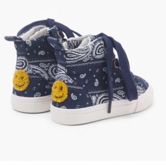GYMBOREE Junior Linebacker Gray High Top Sneakers Shoes Youth 11 12 NEW